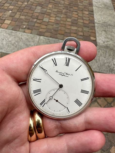 iwc taschenuhr stahl